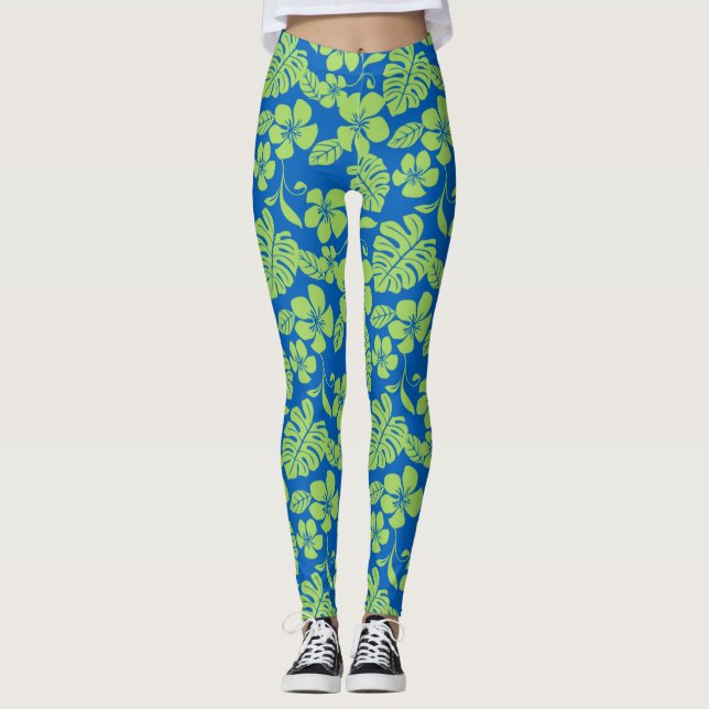 LEGGING PINK BIKINI (AZUL/VERDE) (Frente)