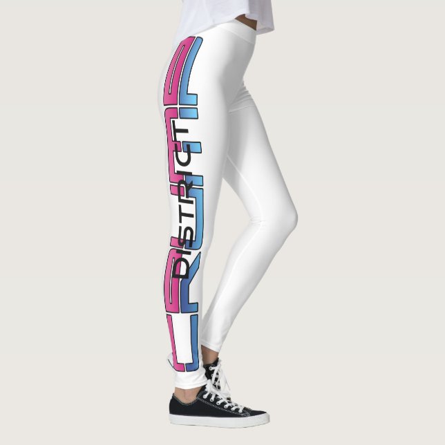 LEGGING PINK/BLUE - PERNAS BRANCAS (Direita)