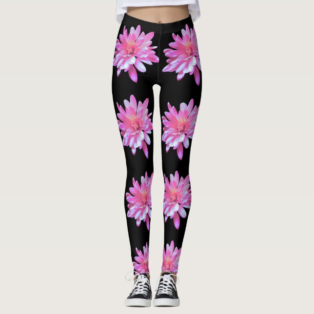 Legging Pink Daisy (Frente)