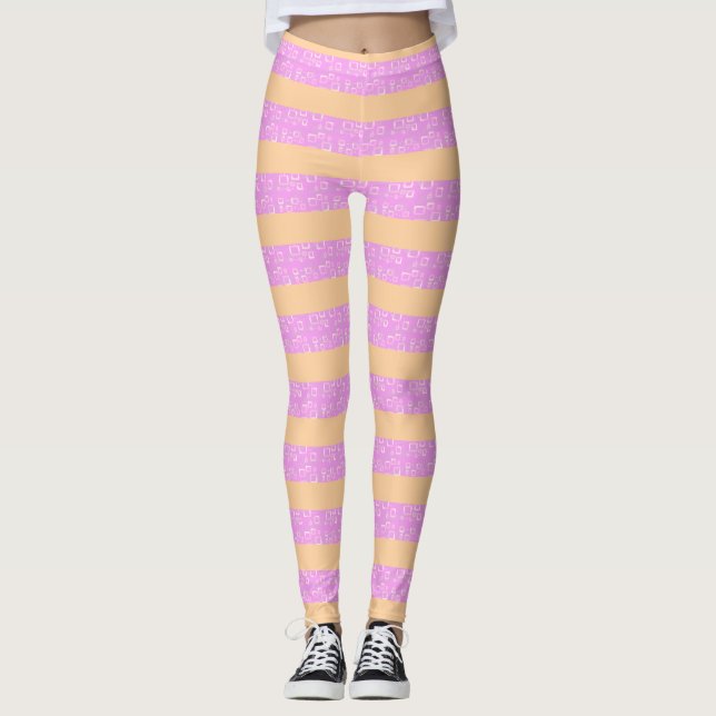Legging Pink Geometric  (Frente)