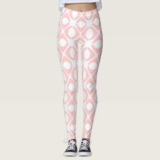 Legging Pink Geometric Pattern