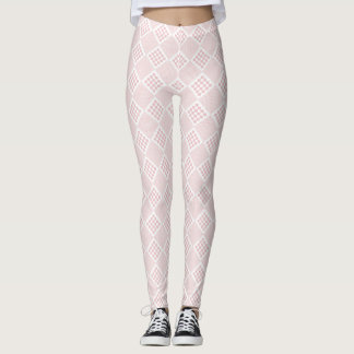Legging Pink Geometric Pattern Background