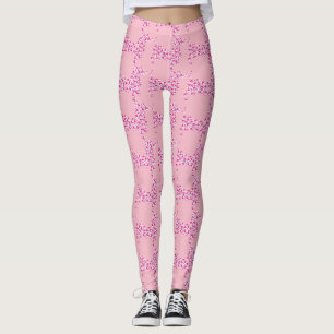 Legging Pink Heart Dachshund