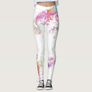 Legging Pink Splatter