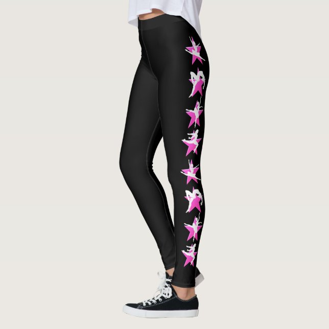 LEGGING PINK SUPER STAR DANCER LEGGES (Esquerda)