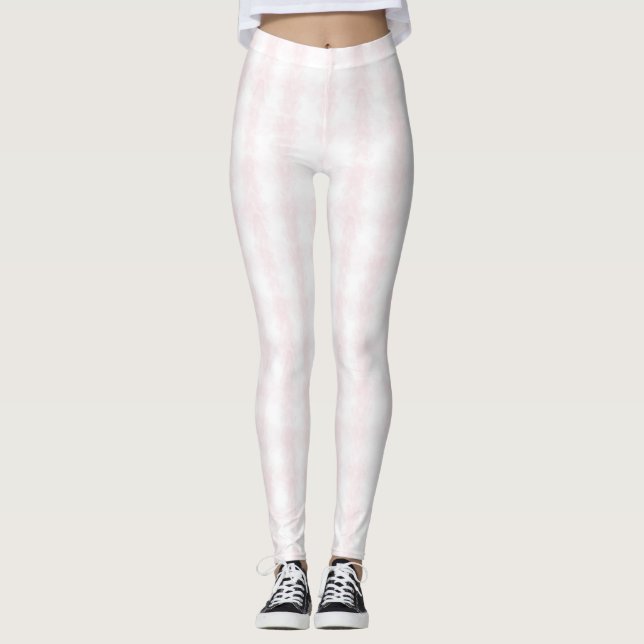 Legging Pink White Stripes (Frente)