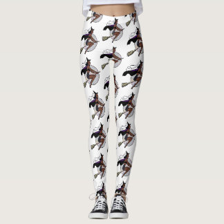 Legging pino preto para cima de pernas de bruxa