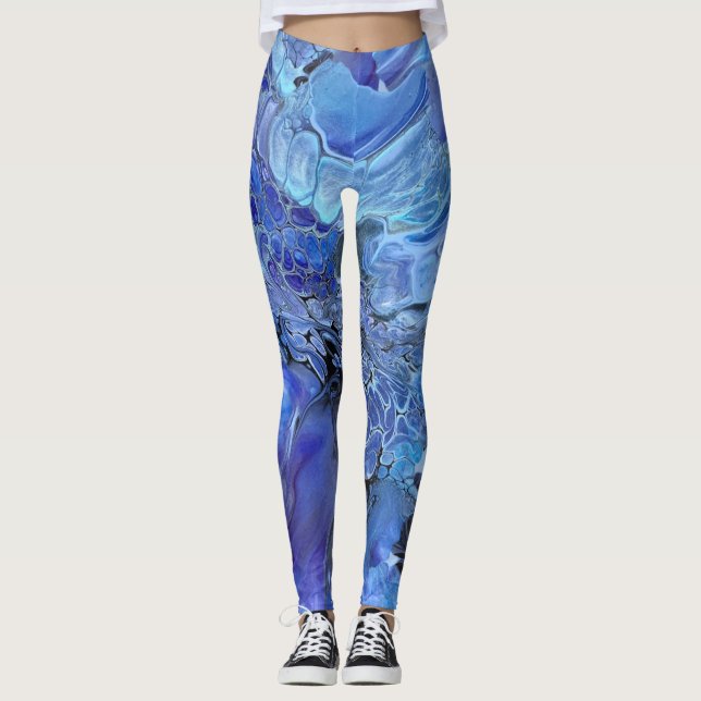 Legging Pintadas azuis (Frente)