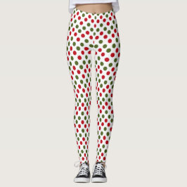 Legging Pinte-me de Vermelho e Verde