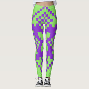 LEGGING PINTINHO INTERESSANTE, ALTO ESTILO DE AÇO VERDE