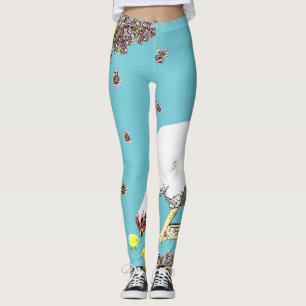 Legging Pintinhos e A Hen