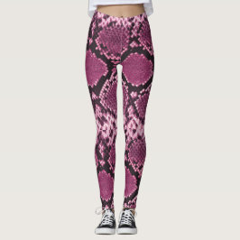 Legging Pinto-rosa e Negra