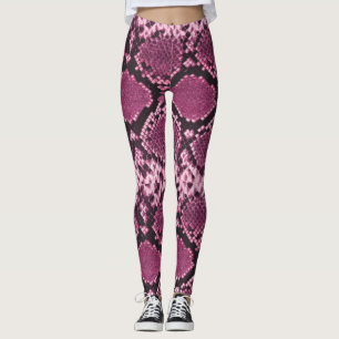 Legging Pinto-rosa e Negra