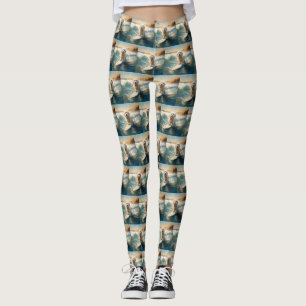 Legging Pintor De Surfe De Praia De Coton De Tulear