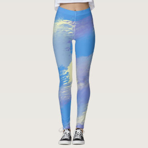 Legging pintura abstrato