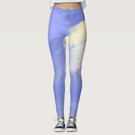 Legging pintura abstrato