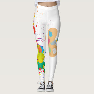Legging pintura de abertura