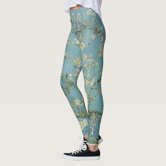 Legging Pintura de Almond Blossoms por Van Gogh (Esquerda)