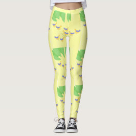 Legging pintura de aves