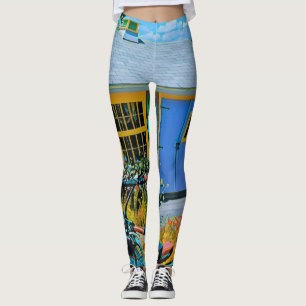 Legging Pintura de ciclismo incrível
