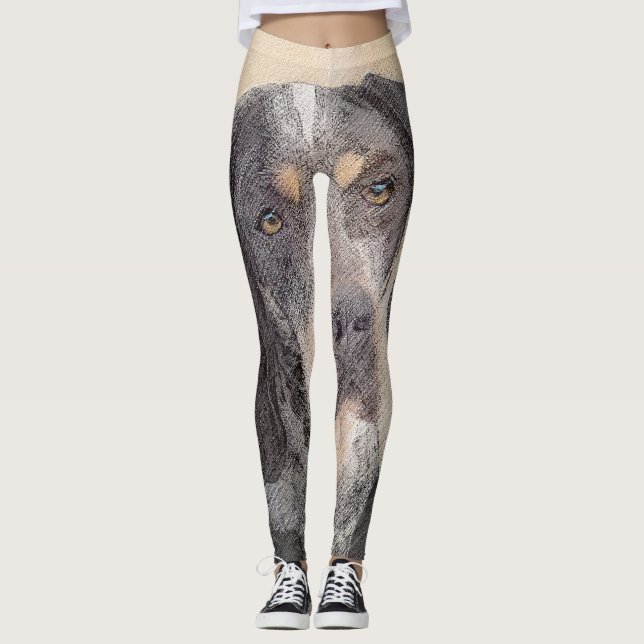 Legging Pintura de Connhound Bluetick - Cachorro Original  (Frente)