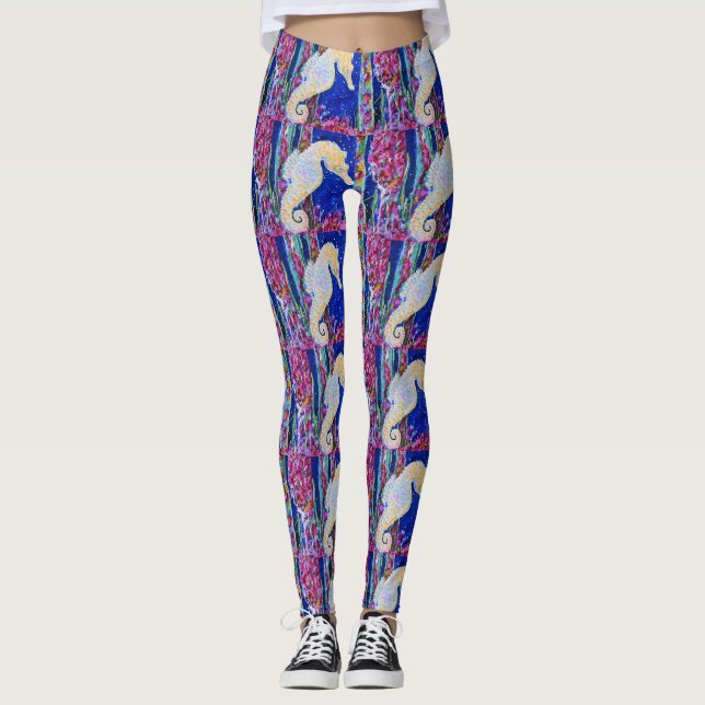 Legging Pintura do cavalo (Frente)