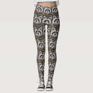 Legging Pintura do guaxinim