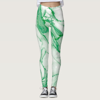 Legging Pintura em chinês com álcool primavera