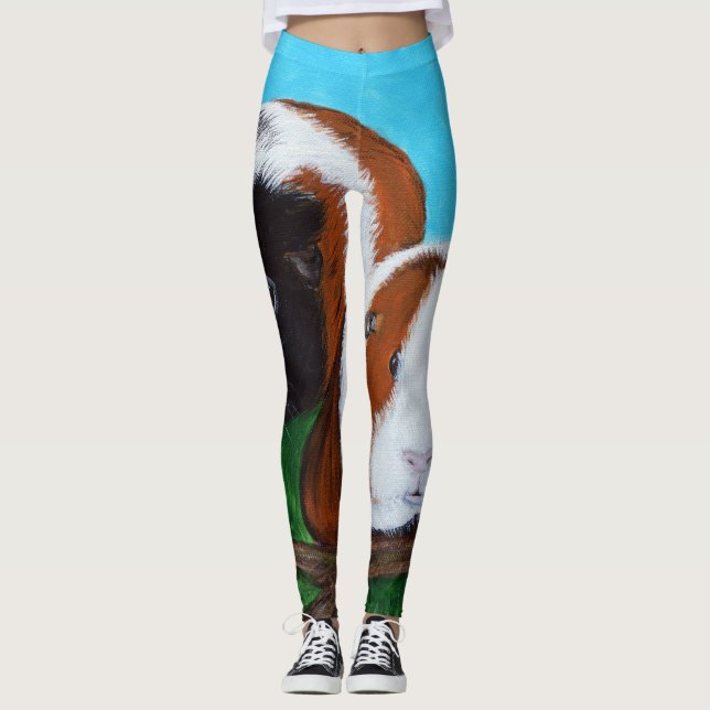 Legging Pintura em porcos da Guiné (Frente)