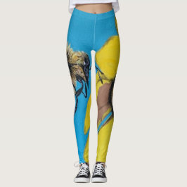 Legging Pintura 'Garden Dance' em