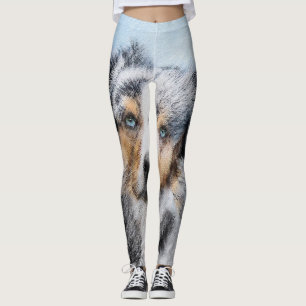 Legging Pintura Miniatura de Pastor Americano - Arte Canin