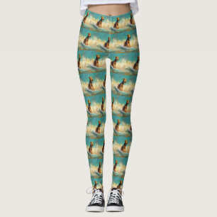Legging Pintura para surfar na praia de Airedale