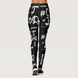 Legging Pintura preta #CTFOD