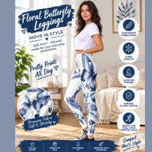 Pipoca Borboleta Floral Azul – Botânica Elegante