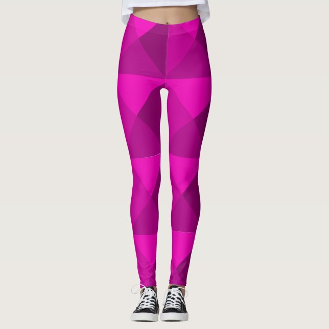 Legging Pirâmides Magenta (Frente)