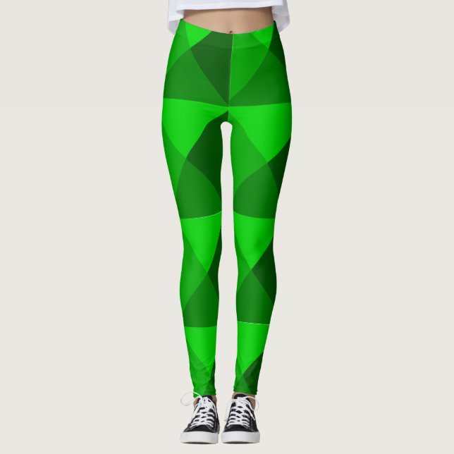 Legging Pirâmides Verdes (Frente)