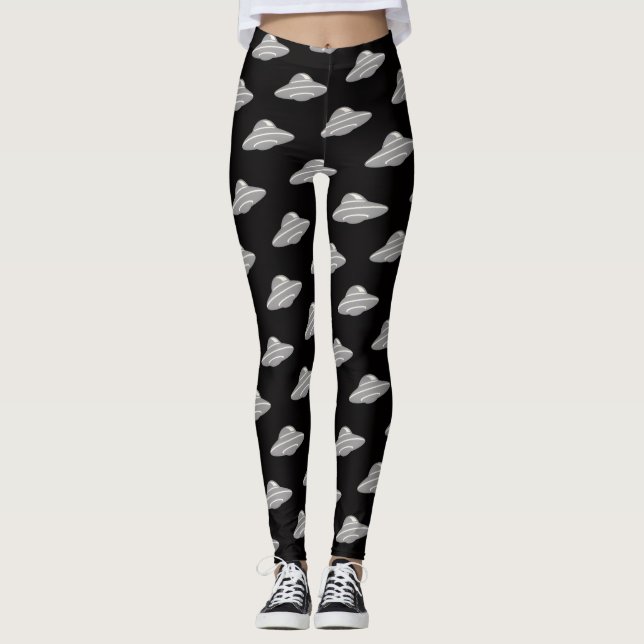Legging Pires Voadores de Óvni (Frente)