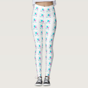 Legging Pirulitos Azuis e Rosas