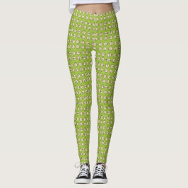Legging Pistachio Nut Padrão Sem Costura