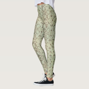 Legging Pitão Snakeskin da víbora da cobra