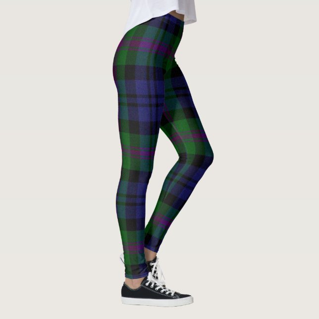 Legging PixDezines Clan Oakney Tartan (Direita)