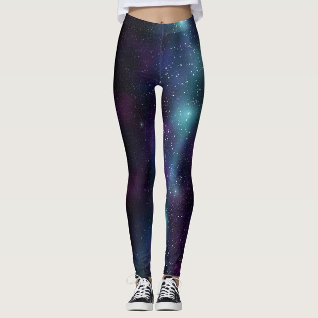 Legging PixDezines Galaxy / Energia Cósmica (Frente)