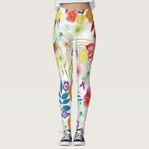 Legging PixDezines Wailea/Hibiscus/DIY Bckgrnd