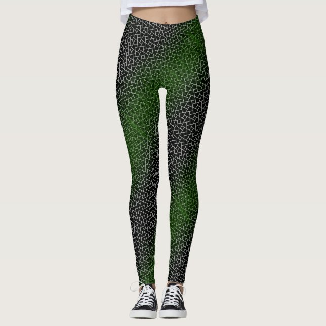 Legging Pixel 01.GRN.bw Preto BG (Frente)