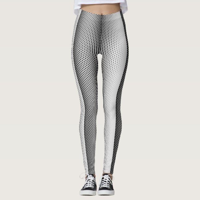 Legging Pixel Pattern 08.B.w Offwhite BG (Frente)