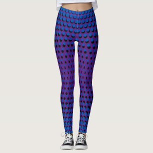 Legging Pixel Pattern 09.BBLK.w BPurple BG