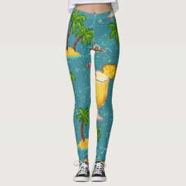 Legging Pixel Pina Coladas
