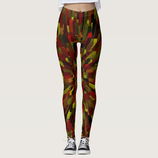 Legging Pixels Abstratos (Frente)