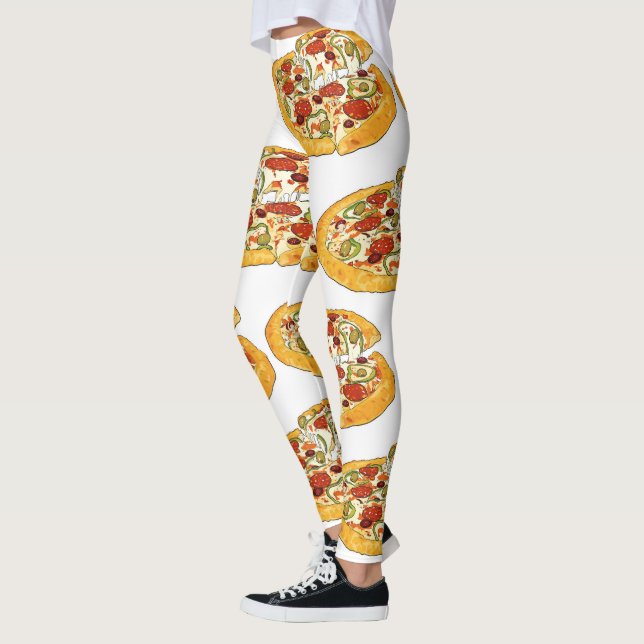 LEGGING **PIZZAS PIZZA PIZZA* PEDAÇOS FUNNADOS (Esquerda)