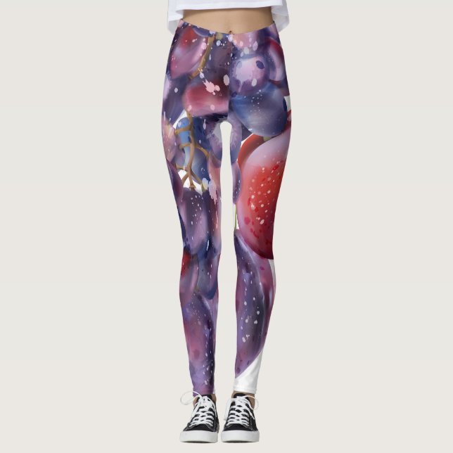 Legging Placa de Outono de Vintage Graphics (Frente)